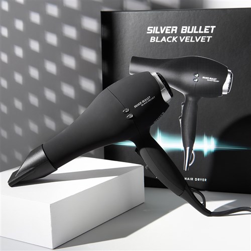Silver Bullet Black Velvet Professional Hair Dryer Package