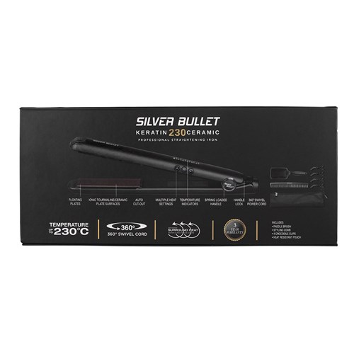 Silver Bullet Keratin 230 Ceramic Tourmaline Hair Straightener