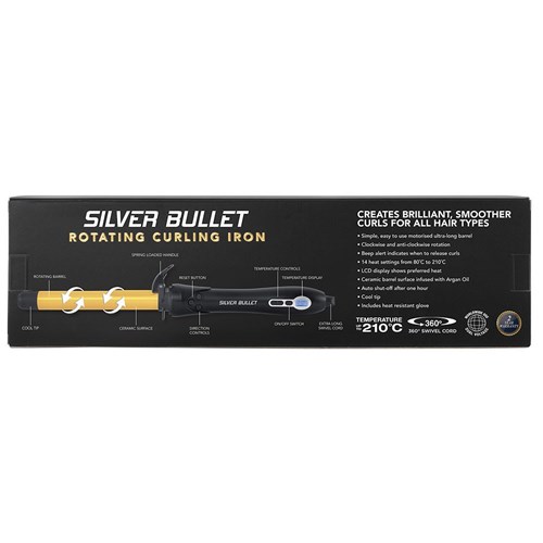 Silver Bullet Fastlane Rotating Curling Iron