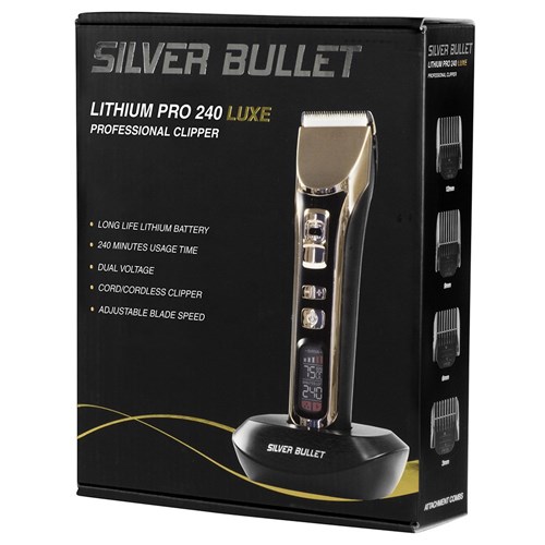 Silver Bullet Ceramic Pro 240 Luxe Hair Clipper Box