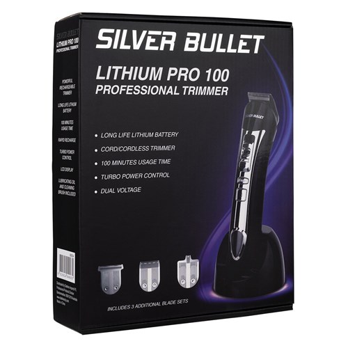 Silver Bullet Lithium Pro 100 Hair Trimmer