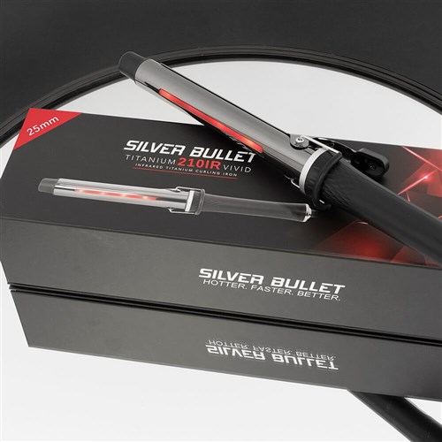 Silver Bullet Titanium 210 IR Vivid Infrared Curling Iron 25mm