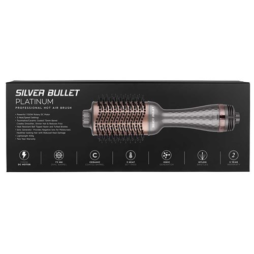 Silver Bullet Platinum Oval Hot Air Brush Large