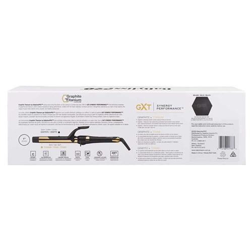 Graphite Titanium by BaBylissPRO Ionic Curling Iron 25mm