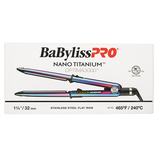 BaBylissPRO Nano Titanium Optima 3000 Hair Straightener Chameleon