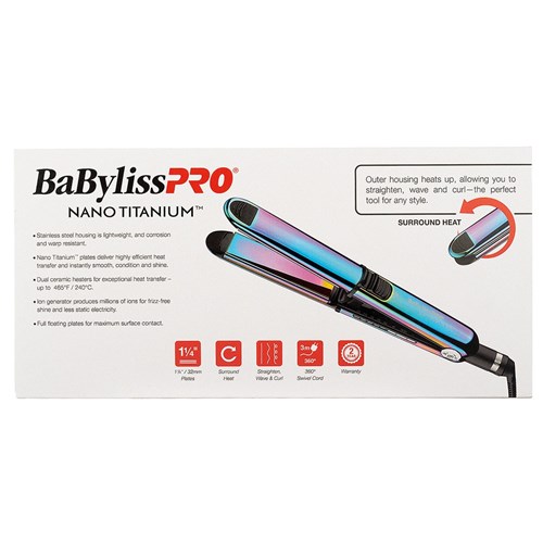 BaBylissPRO Nano Titanium Optima 3000 Hair Straightener Chameleon