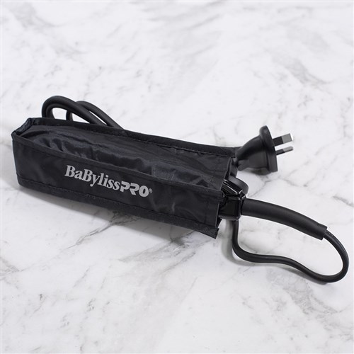 BaByliss PRO Ceramic Titanium Travel Hair Straightener with Carry Bag
