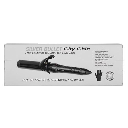 Silver Bullet City Chic Curling Iron 38mm