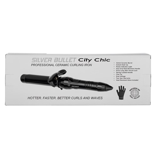 Silver Bullet City Chic Curling Iron 32mm