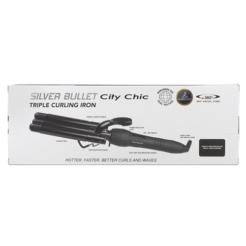 Silver Bullet Triple Barrel Curler