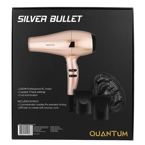 Silver Bullet Quantum Hair Dryer Gold