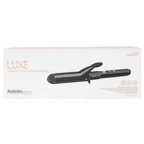 babyliss pro 38mm ceramic curling tong