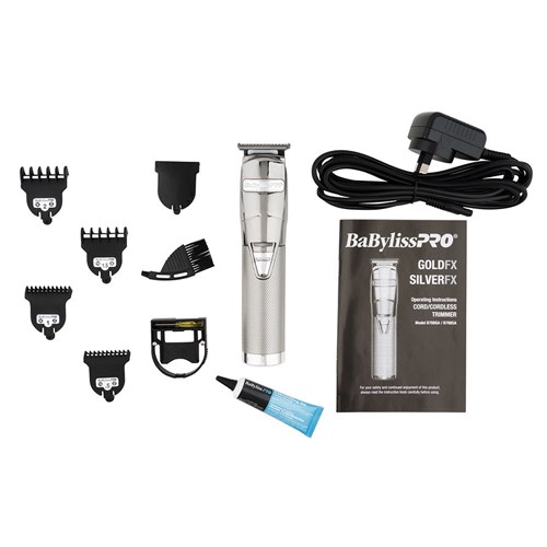 BaBylissPRO SilverFX Lithium Hair Trimmer and Accessories