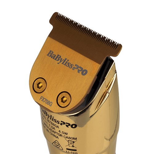 BaBylissPRO GoldFX Lithium Hair Trimmer Up Close