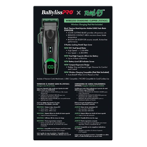 BaBylissPRO x Tomb45 Hair Clipper