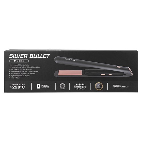 Silver Bullet Mobile Rechargeable Straightener
