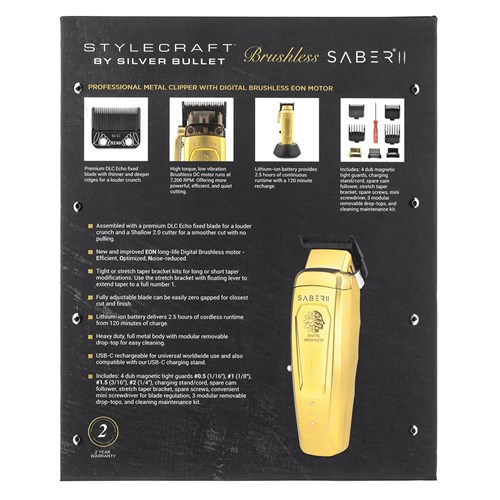 StyleCraft by Silver Bullet Saber 2.0 Hair Clipper