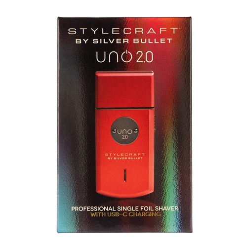 StyleCraft by Silver Bullet Uno 2.0 Single Foil Shaver Red