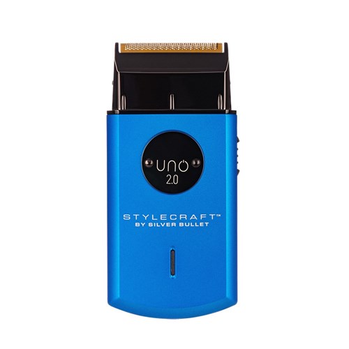 StyleCraft by Silver Bullet Uno 2.0 Single Foil Shaver Blue