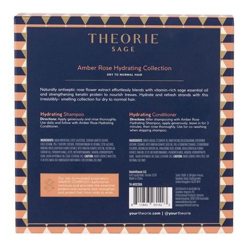 Theorie Amber Rose Hydrating Travel Pack