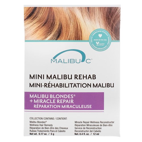 Malibu C Mini Malibu Rehab Blondes Treatment 12pc