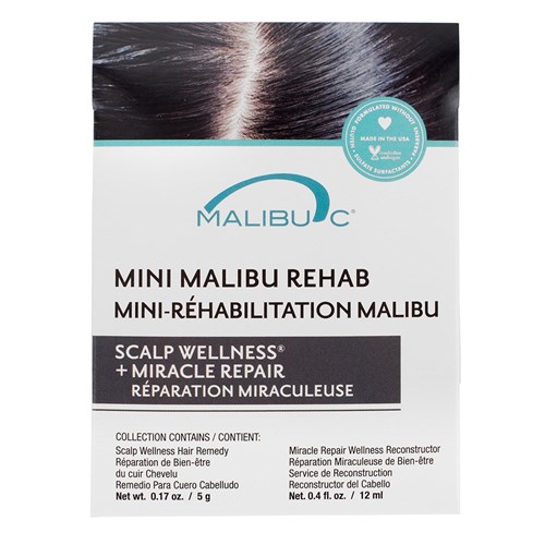 Malibu C Mini Malibu Rehab Scalp Treatment 12pc
