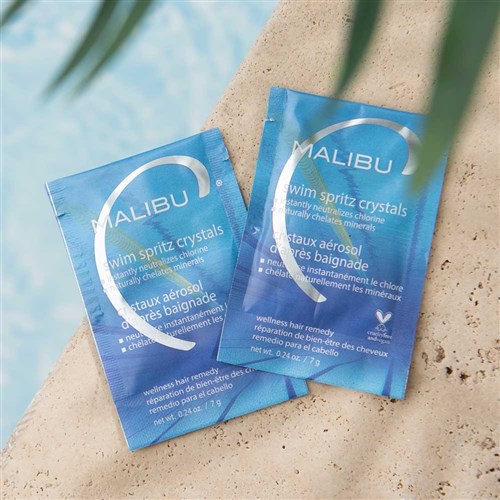 Malibu C Swim Spritz Crystals Hair Treatment 12pc