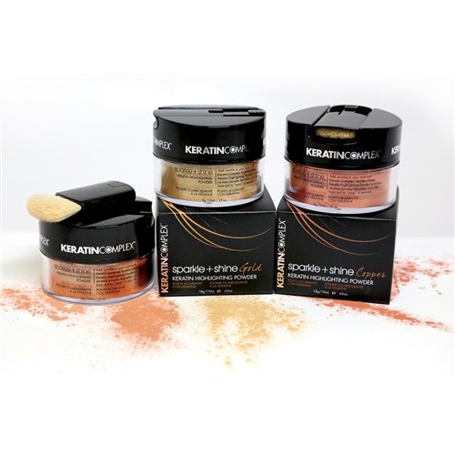 Keratin Complex Sparkle + Shine Copper Highlighting Hair Powder