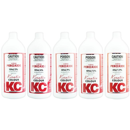 Keratin Colour Hair Peroxide  40 Volume 1000ml
