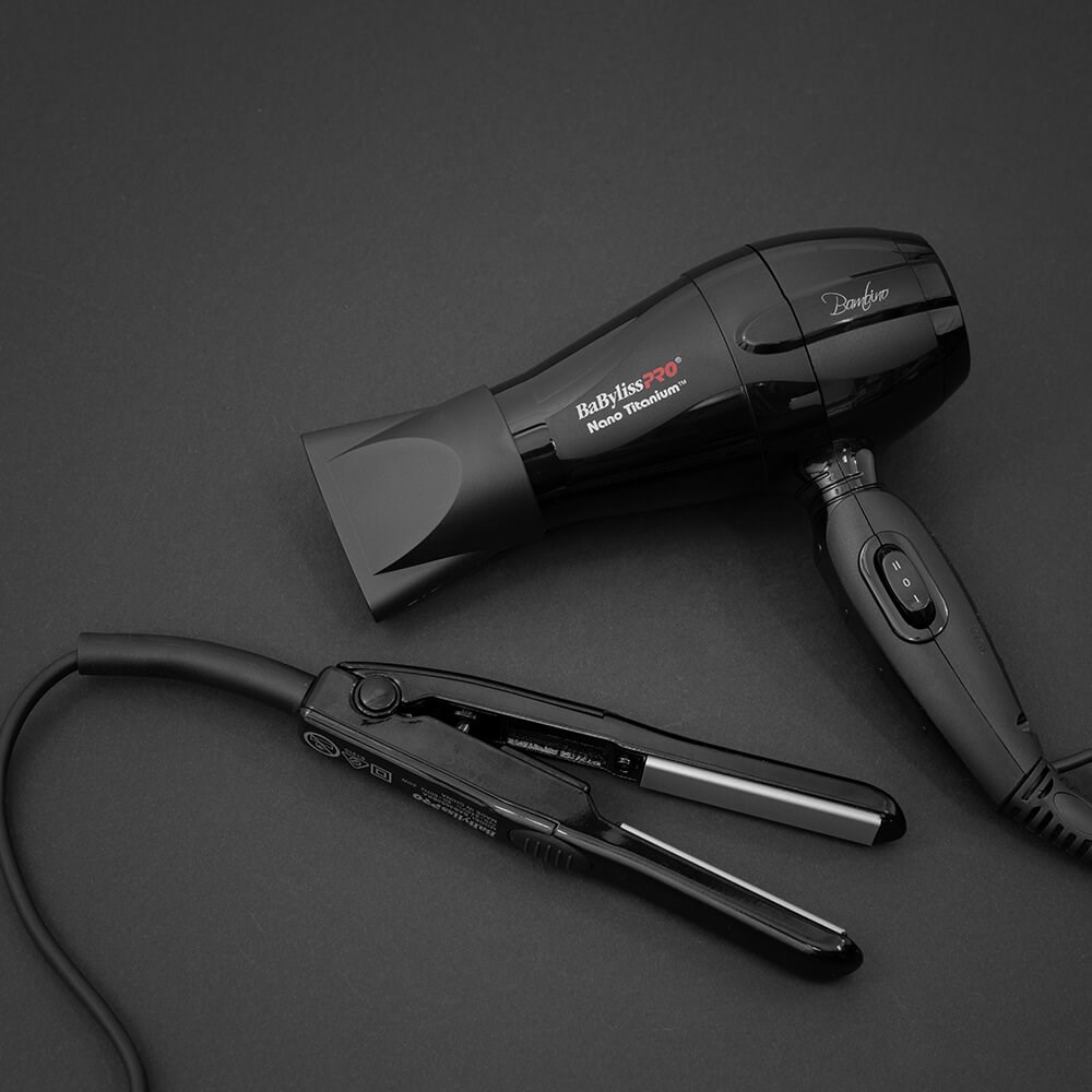 BaBylissPRO Travel In Style Dryer Straightener Set Salon Saver